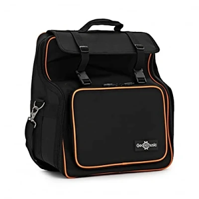 Image of Accordion Gig Bag with Straps by Gear4music 27 Key/24 48 Bass