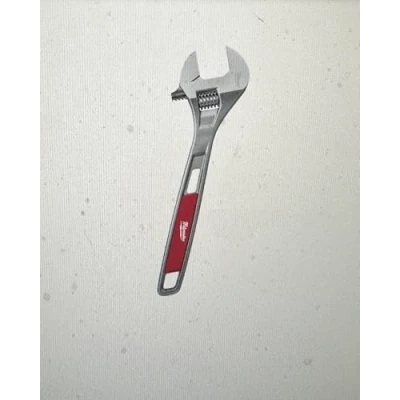 Image of Milwaukee 48 22 7415 15 Inch/380 mm Adjustable Chrome Wrench Silver