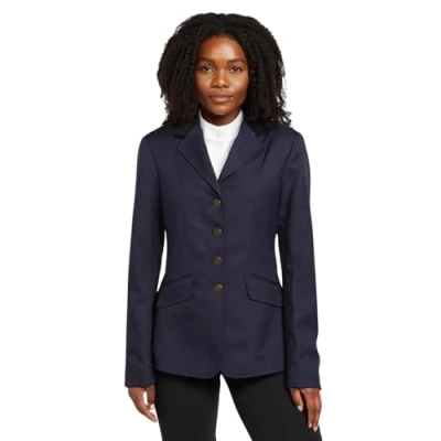 Image of Shires Aston Horse Riding Show Jacket in Navy Ladies 42,