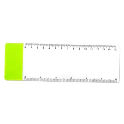 Image of Uayasily 3 Pcs Page Magnifiers Ruler Magnifying Lenses Clear Plastic Bookmark X Magnification Random Color