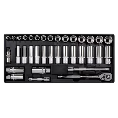 Image of Sealey Premier Tool Tray with Socket Set 35pc 3/8&quot;Sq Drive
