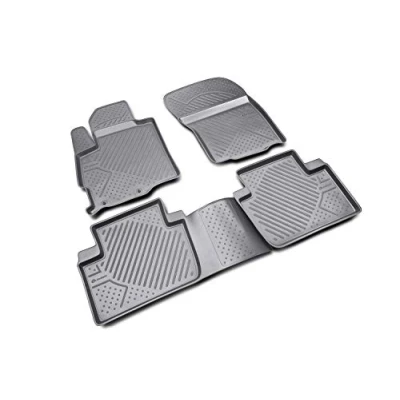 Image of Element EXP.NLC.38.10.210 Rubber Floor Mats for Peugeot 4007 2008 Set of 4, Black