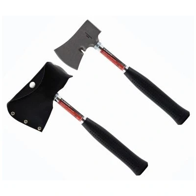 Image of Silver Carbon Steel Single Bit Camping Axe By Blackspur