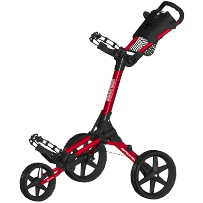Image of Fastfold Square Compact 3 Wheel Folding Pull/Push Golf Trolley