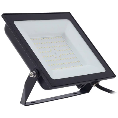 Image of Prios LED outdoor spotlight Maikel, 100W, 8000lm, aluminium