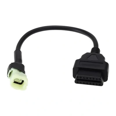 Image of OTOTEC Motorcycle Diagnostic Cable Motorbike Adapter OBD2 4 Pin Connector Compatible with Honda Motorbikes