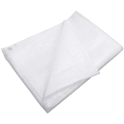 Image of vidaXL Leno Tarpaulin 140 g/m² 4x4 m White