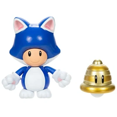 Image of SUPER MARIO World of Nintendo 4&quot; Cat Toad Figure