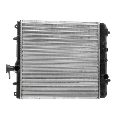 Image of 1770083E00 Engine radiator NRF 53824A Aluminium 380mm 378mm 34mm Mechanically jointed cooling fins SUZUKI: Ignis 2, I, VAUXHALL: Agila Mk1