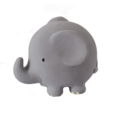 Image of Tikiri Elephant Bath Toy and Teether, 0+ Months, Grey