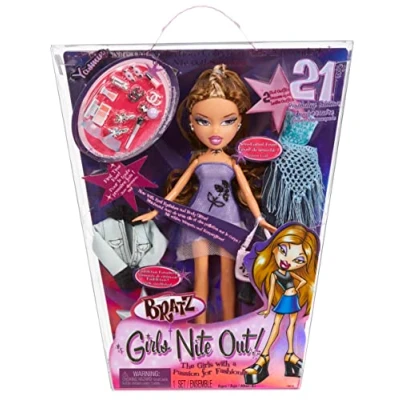 Image of Bratz 21st Birthday Special Edition Fashion Doll YASMIN Includes 2 Outfits, Pairs of Shoes, Purse, and Glamorous Accessories Fan Favourite Rerelease For Kids Collectors Ages 4+