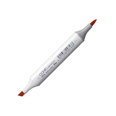Image of Copic Sketch Coloured Marker Pen (YR 18) Sanguine, For Art &amp; Crafts, Colouring, Graphics, Highlighter, Design, Anime, Professional Beginners, Supplies Colouring Books