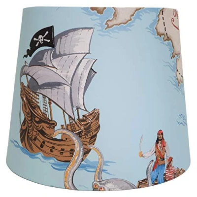 Image of Pirate Lampshade for Ceiling Light Shade Kids Boys Girls Bedroom Nursery Accessories Gifts