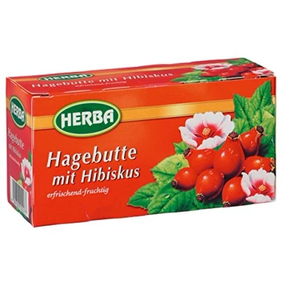Image of Gunz Herba Rosehip Tea with Hibiscus, 20 Pieces
