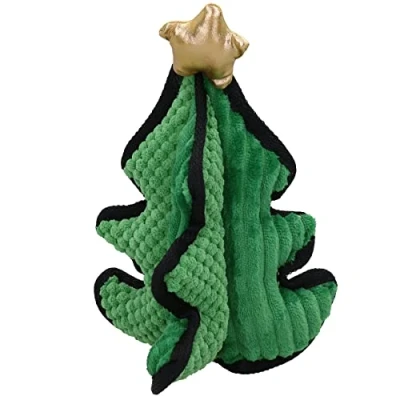 Image of AB Tools Dog Magical Forest Tree Tough Fabric Play Toy Xmas Present