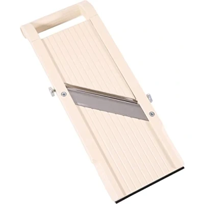 Image of Benriner BN 95W Mandolin Vegetable Slicer, ABS Plastic, White