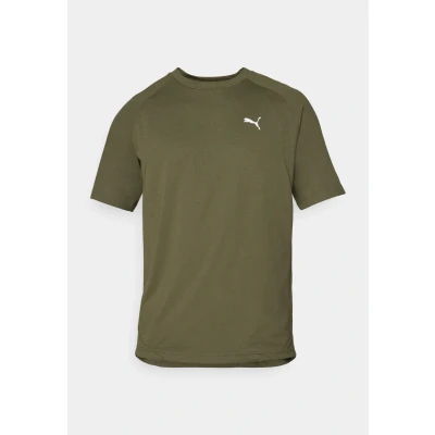 Image of Puma Evostripe TEE Sports Tshirt, Men&#039;s, Size: XL, Dark olive