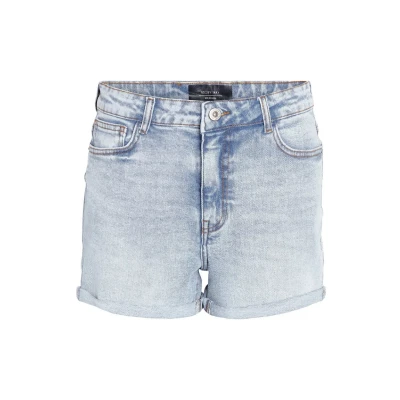 Image of Noisy May Nmmoni denim shorts, Women&#039;s, Size: 12, Light blue
