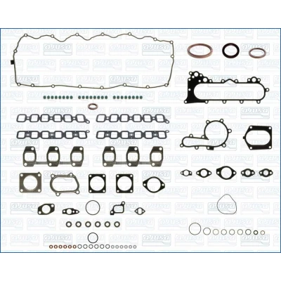 Image of 0411117060 Full Gasket Set, engine AJUSA 51015300 without cylinder head gasket, with valve stem seals