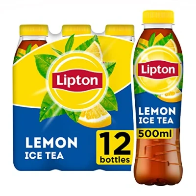 Image of Lipton Ice Tea Lemon Soft Drink 500ml, (Pack of 12)