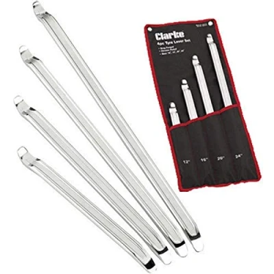 Image of Clarke CHT819 4 Piece Automotive Tyre Lever Set: 12 24 1801819