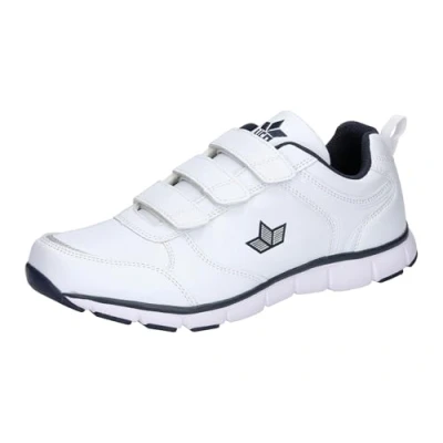 Image of Lico Men&#039;s Lionel V Running Shoes, White Navy, 4.5 UK