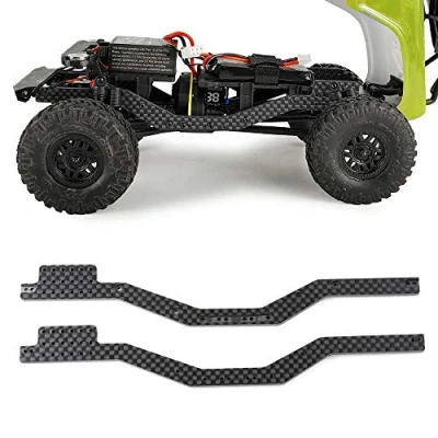 Image of ZuoLan XUNJIAJIE Carbon Fibre Frame Rails Chassis for 1:24 Axial SCX24 AXI90081 Deadbolt RC Crawler Car Upgrades Accessories