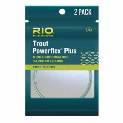 Image of RIO Products Leaders Powerflex Plus 12&#039; 4X Leader 2 Pack, Clear