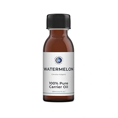 Image of Mystic Moments Watermelon Carrier Oil 125ml Pure &amp; Natural Perfect For Hair, Face, Nails, Aromatherapy, Massage and Dilution Vegan GMO Free