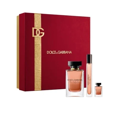 Image of Dolce &amp; Gabbana The Only One Eau de Parfum 100ml Gift Set 2024 (Contains EDP, 10ml Travel Spray and 5ml Miniature)