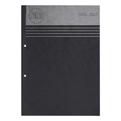 Image of NU: Notebooks Craze Cloud Range Refill Pad A4 Black Notebook Stationery Ruled Notepad 110 Pages,NU002055 FSC BK
