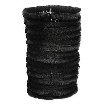 Image of Selections Pack of 15 x Black Gutter Brush Leaf &amp; Moss Guard (4m)