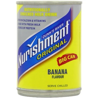 Image of Dunns River Nurishment Original Banana 400 g (Pack of 12)