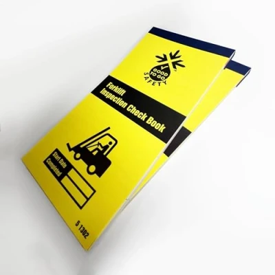 Image of Good To Go Safety Forklift Check Books Pack of 2 (51302) total 50 inspections