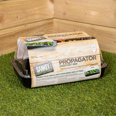 Image of 38cm Unheated Seed Starter Tray Grostart Midi Propagator Indoor Seedling Planter