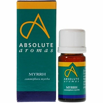 Image of Absolute Aromas Myrrh Essential Oil 100% Pure, Natural, Undiluted and Cruelty Free for use in Diffusers Aromatherapy Blends (5ml)