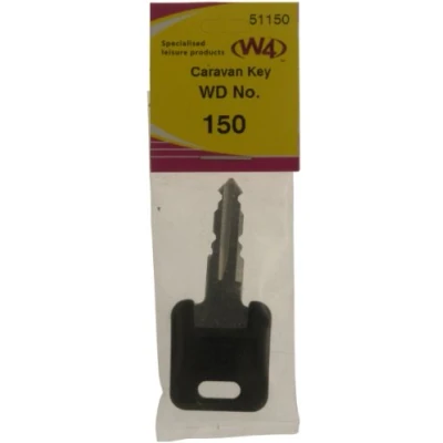 Image of W4 WD Replacement Caravan Key No150 Black