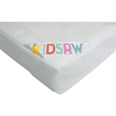 Image of Kidsaw, Freshtec Foam Toddler Cotbed Mattress, 140 x 70, Medium Firmness, White