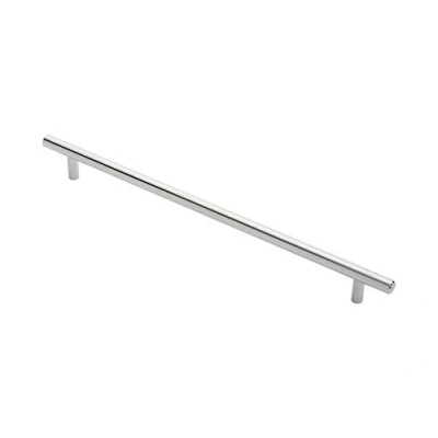 Image of Carlisle Brass FTD445FCP FTD 12MM Steel T BAR Handle 288MM C/C, Polished Chrome, 288 mm