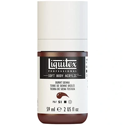Image of Liquitex Acrylic Paint, Siena Burned, 59 ml (Pack of 1)