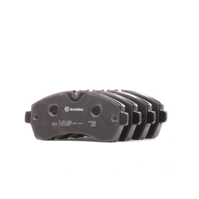 Image of W8002894, Workhorse brake pad set BREMBO P 50 059 prepared for wear indicator with caliper screws accessories