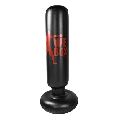 Image of PVC Inflatable Punching Bag, Kick Training Tumbler Boxing 160cm Fitness Hit Sandbag, Kids Free Standing Toy for Adults and