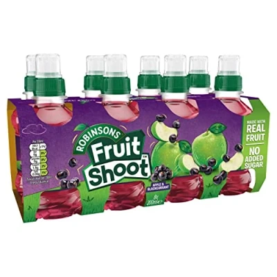 Image of Robinsons Fruit Shoot Apple &amp; Blackcurrant, 8x200ml