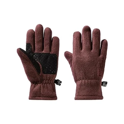 Image of Jack Wolfskin Unisex Kid&#039;s Fleece Glove K, Boysenberry, 140 (EU)