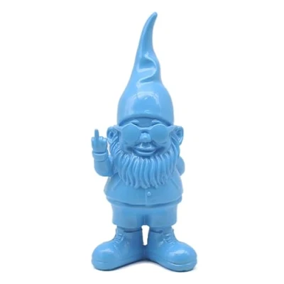 Image of Lesser &amp; Pavey Gnomes Behaving Badly Blu 20cm Figurines Statues For Home Decor Ideal Ornaments Friendship Gifts Women Men Lovely Table Centerpiece Living Room Accessories
