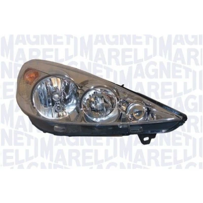Image of 6206P3 Headlights MAGNETI MARELLI 712463601129 right H7, W5W, PY21W, H1 Halogen for hand traffic with bulbs
