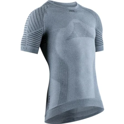 Image of X BIONIC Men Invent 4.0 Light Round Neck Short Sleeve Compression Base Layer T Shirt Grey XXL