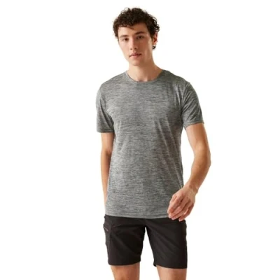 Image of Regatta Men&#039;s Fingal Edition Marl T Shirt Blue