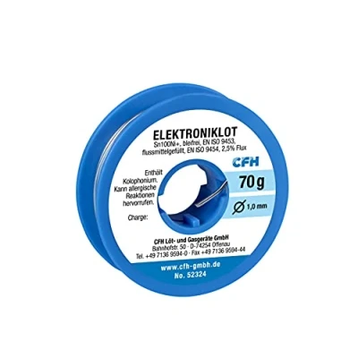 Image of CFH Electronic Solder EL 324 Lead Free 70 g 52324, 1 mm x