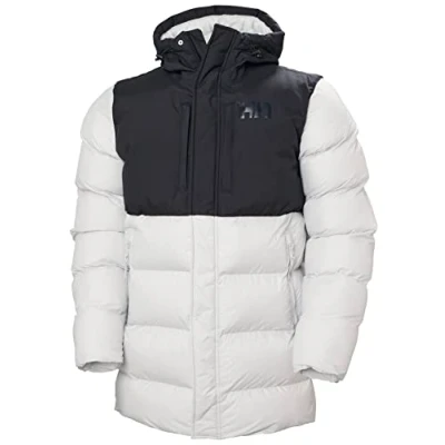 Image of Helly Hansen Men&#039;s Active Puffy Long Jacket Parka, NIMBUS CLOUD, XXL UK
